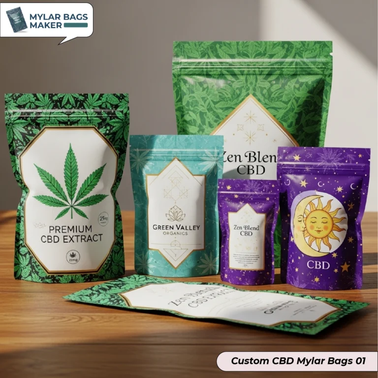 Custom CBD Mylar Bags