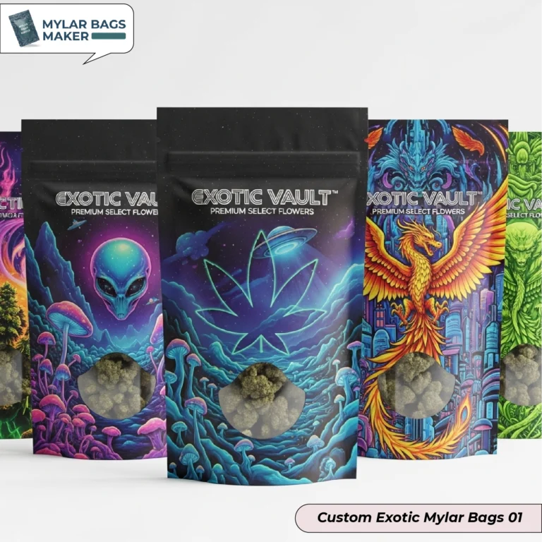 Custom Exotic Mylar Bags