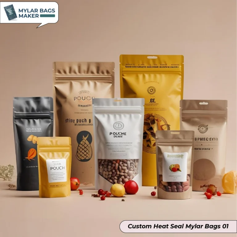 Custom Heat Seal Mylar Bags