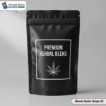 Black Mylar Bags with logo (2)