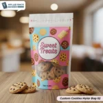 Custom Cookies Mylar Bag With Window (2)