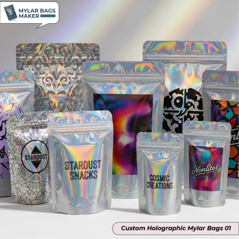 Custom Holographic Mylar Bags
