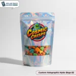 Custom Holographic Mylar Bags with window (2)