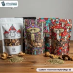 Custom Mushroom Mylar Bags packaging (3)
