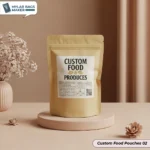 Custom kraft Food Pouches (2)