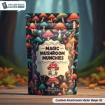 Custom printed Mushroom Mylar Bags (2)