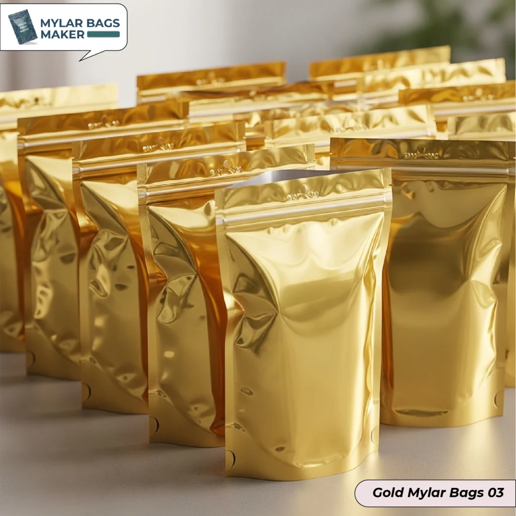 Gold Mylar Bags That Make Packaging Look Premium