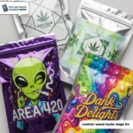 custom weed mylar bags design 4