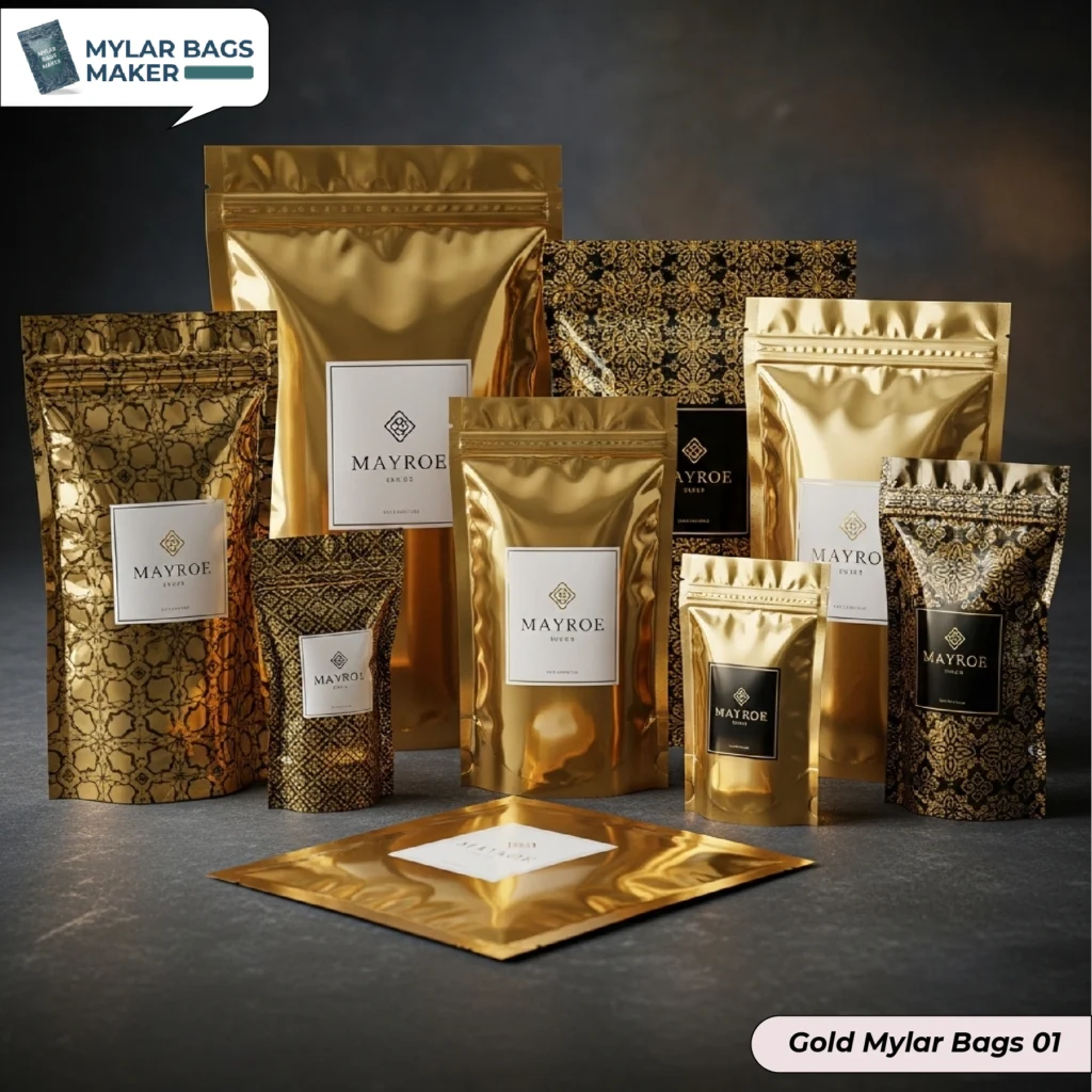 small Gold Mylar Bags (1)