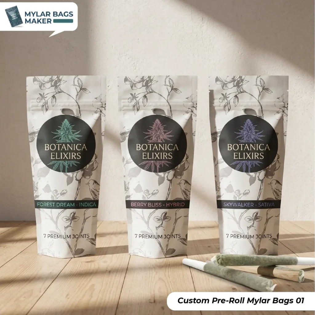 Custom Pre-Roll Mylar Bags wholesale (1)