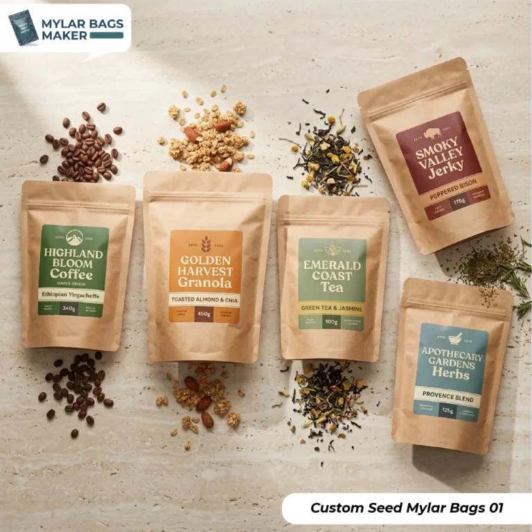 Custom Seed Mylar Bags