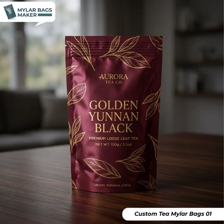 Custom Tea Mylar Bags