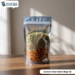 Printed Clear Mylar Bags (2)
