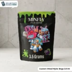Custom printed Weed Mylar Bags 3.5