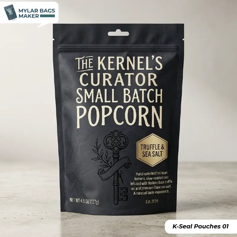 K-Seal Pouches with logo