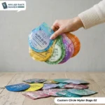 printed circle mylar bags (2)