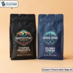 Custom 1 Pound Mylar Bags with logo