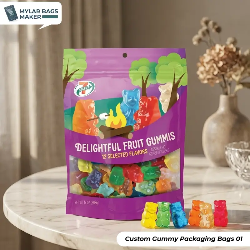 Custom Gummy Packaging Bags wholesale
