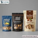 Custom printed Biscotti Mylar Bags