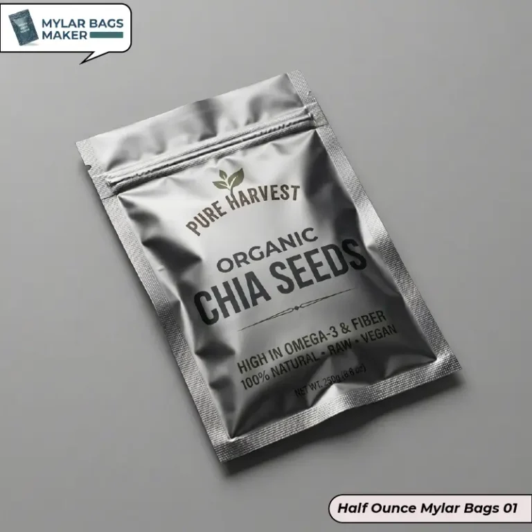 Custom Half Ounce Mylar Bags